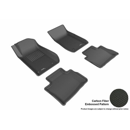 U-Ace 3D Maxpider All 2 Row Custom Fit Kagu Black Floor Mat for 2013-2015 Chevrolet SS Models L1CH06401509